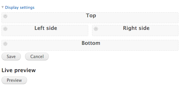 Panel Regions