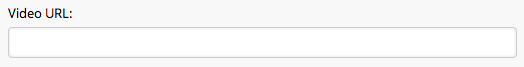 video url field