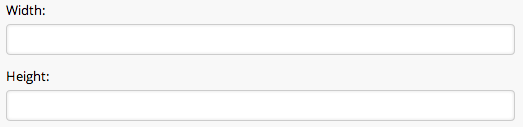 width field, height field